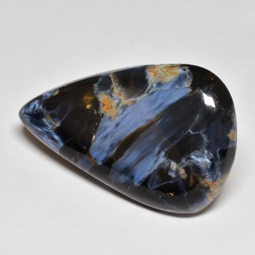 Multicolor Pietersite Gem - 15.9ct Pear Cabochon (ID: 584964)