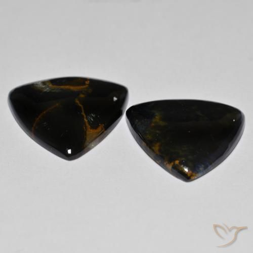 Pietersite Gemstones in 17 x 17 mm (calibrated) Size for Sale, Pietersite Stones in Multicolor Color