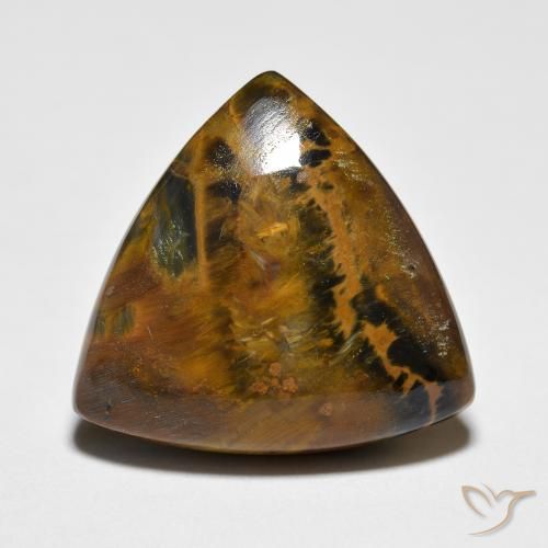 8.68ct Natural Multicolor Pietersite, Trillion, Opaque