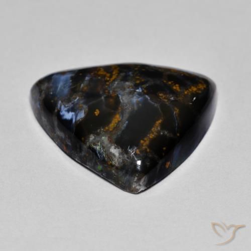Pietersite Gemstone in 16.6 x 15.2 mm Size for Sale, Pietersite Stone in Multicolor Color