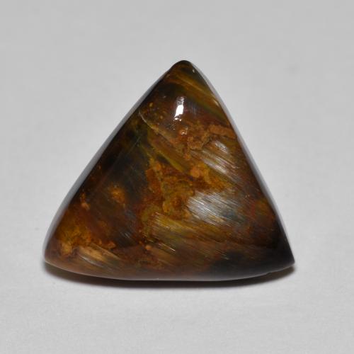 Multicolor Pietersite Gem - 4.2ct Trillion Cabochon (ID: 596431)