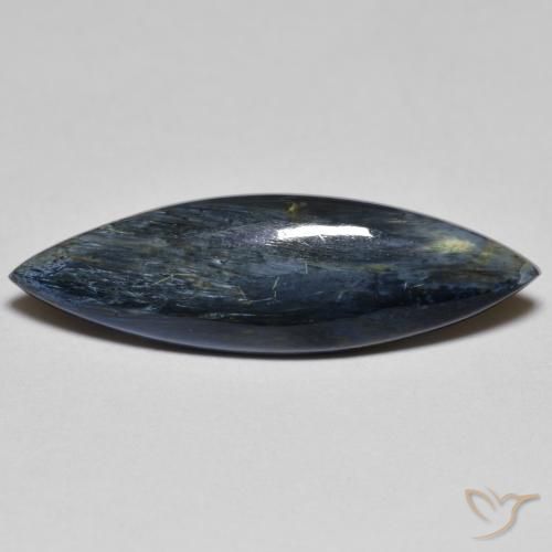 4.85 ct Multicolor Pietersite Stone, Natural Pietersite in Marquise Cabochon Shape for Sale