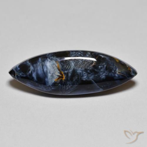 5.06ct Natural Multicolor Pietersite, Marquise, Opaque