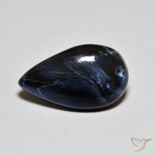 3.75 ct Multicolor Pietersite Stone, Natural Pietersite in Pear Cabochon Shape for Sale