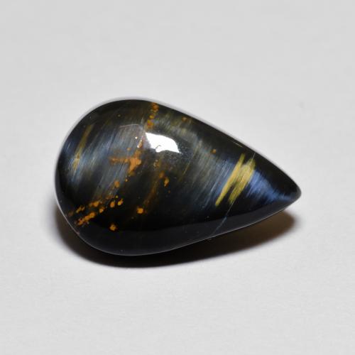 Multicolor Pietersite Gem - 4.4ct Pear Cabochon (ID: 596871)