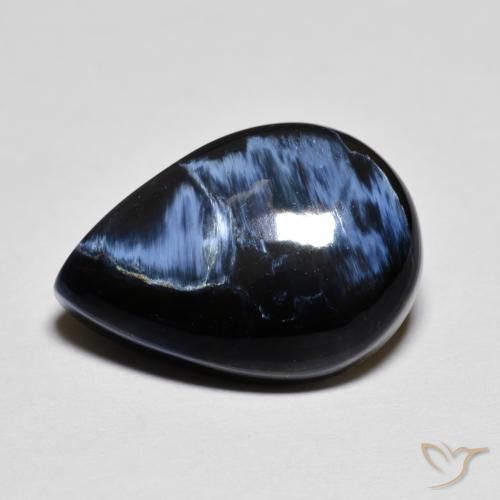6.93ct Natural Multicolor Pietersite, Pear Shape, Opaque