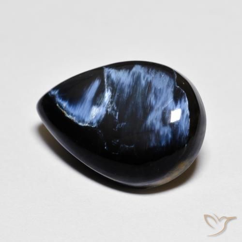 6.93 ct Multicolor Pietersite Stone, Natural Pietersite in Pear Cabochon Shape for Sale