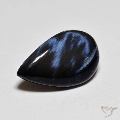 4.20 ct Multicolor Pietersite Stone, Natural Pietersite in Pear Cabochon Shape for Sale