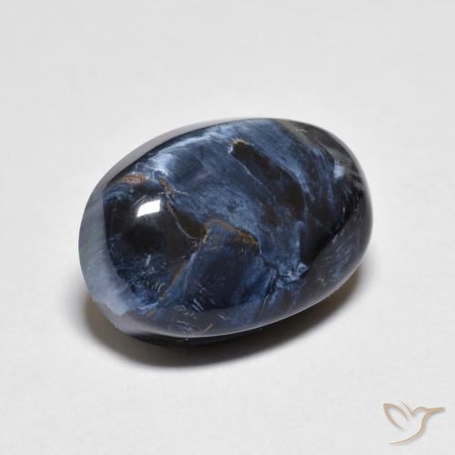 4.95 ct Multicolor Pietersite Stone, Natural Pietersite in Oval Cabochon Shape for Sale