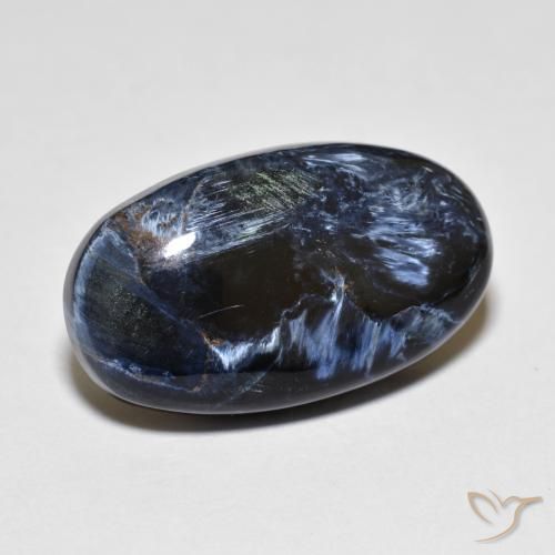 8.05 ct Multicolor Pietersite Stone, Natural Pietersite in Oval Cabochon Shape for Sale