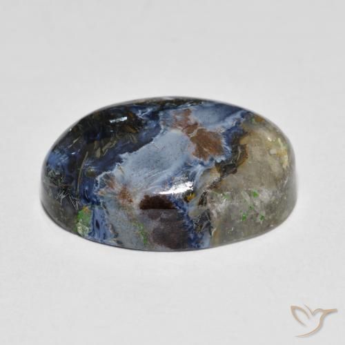 Pietersite Gemstone in 16.9 x 11.9 mm Size for Sale, Pietersite Stone in Multicolor Color