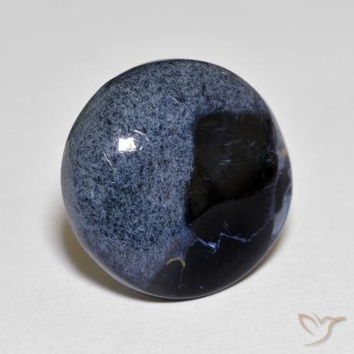 7.34 ct Multicolor Pietersite Stone, Natural Pietersite in Round Cabochon Shape for Sale