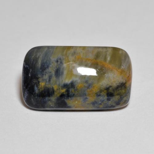Multicolor Pietersite Gem - 4ct Cushion Cabochon (ID: 598589)