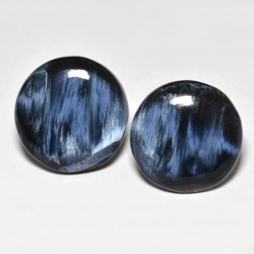 Multicolor Pietersite Gem - 3.6ct Round Cabochon (ID: 601384)