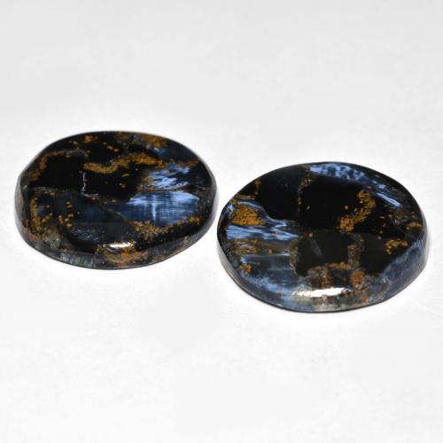 Pietersite Gemstones in 19 mm (calibrated) Size for Sale, Pietersite Stones in Multicolor Color