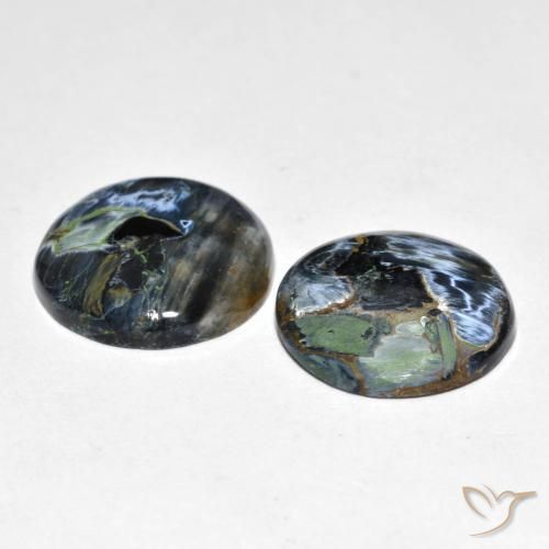 Pietersite Gemstones in 15 mm (calibrated) Size for Sale, Pietersite Stones in Multicolor Color
