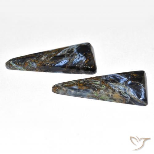 Pietersite Gemstones in 25.1 x 12.7 mm Size for Sale, Pietersite Stones in Multicolor Color