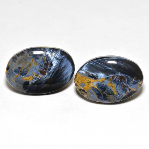 Multicolor Pietersite Gem - 6.4ct Oval Cabochon (ID: 601391)