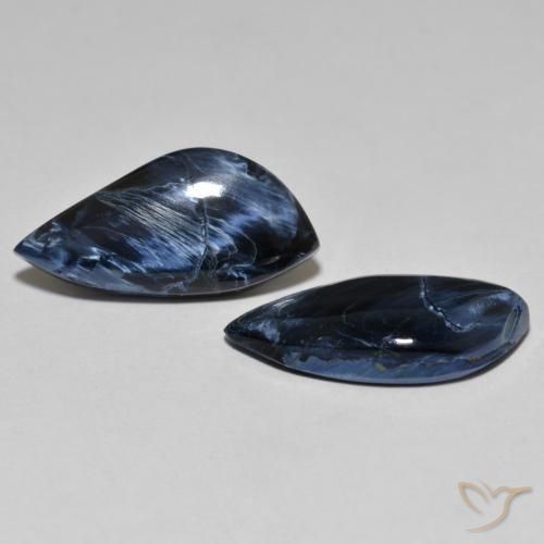 12.41 ctw Multicolor Pietersite Stones, Natural Pietersite in Fancy Cabochon Shape for Sale