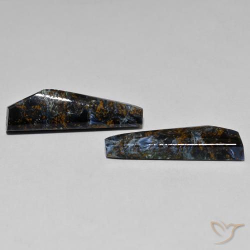 11.30 ctw Multicolor Pietersite Stones, Natural Pietersite in Fancy Cabochon Shape for Sale