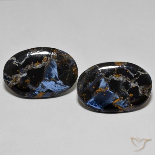 16.59ctw Natural Multicolor Pietersite, Oval, Opaque