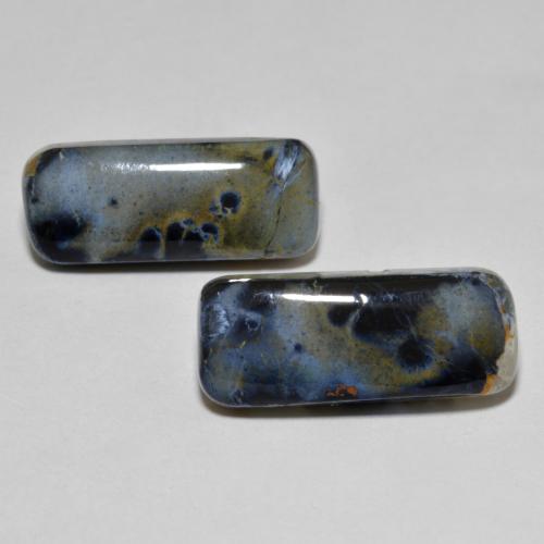 Multicolor Pietersite Gem - 5.9ct Cushion Cabochon (ID: 601887)