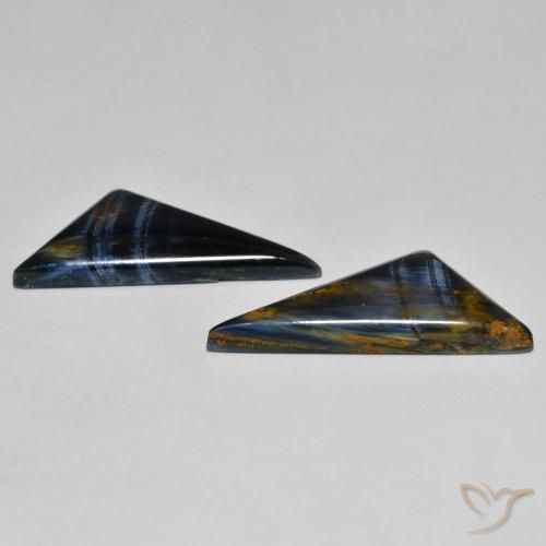Pietersite Gemstones in 25.7 x 12.2 mm Size for Sale, Pietersite Stones in Multicolor Color