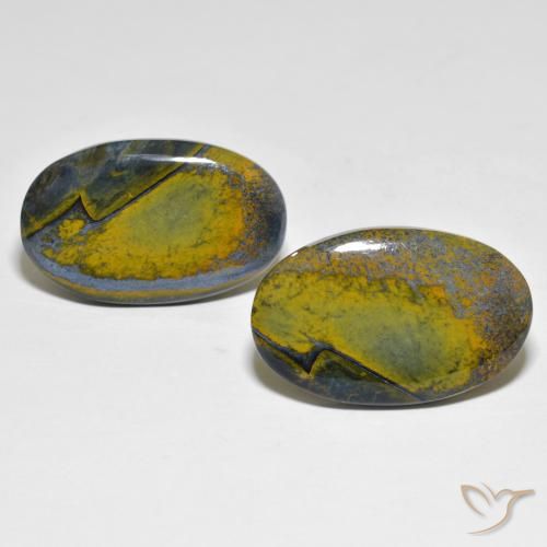 24.26 ct Oval Pietersite, 25.6 x 16.1 mm From Namibia, Photo A