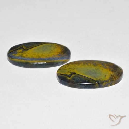 Pietersite Gemstones in 25.6 x 16.1 mm Size for Sale, Pietersite Stones in Multicolor Color