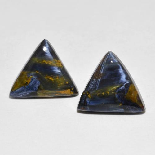 Multicolor Pietersite Gem - 4ct Trillion Cabochon (ID: 602230)