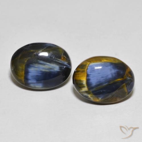10.15ctw Natural Multicolor Pietersite, Oval, Opaque