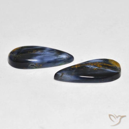 Pietersite Gemstones in 20.7 x 9.9 mm Size for Sale, Pietersite Stones in Multicolor Color