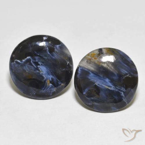 14.57ctw Natural Multicolor Pietersite, Round, Opaque