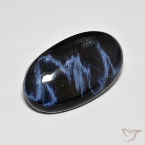 7.44 ct Multicolor Pietersite Stone, Natural Pietersite in Oval Cabochon Shape for Sale