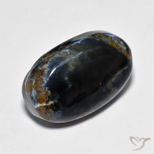 9.72 ct Multicolor Pietersite Stone, Natural Pietersite in Oval Cabochon Shape for Sale