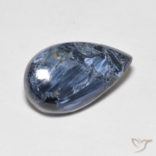 Многоцветный Петерсит Камень - 5.2ct Груша Кабошон (ID: 623073)