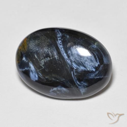 8.96 ct Multicolor Pietersite Stone, Natural Pietersite in Oval Cabochon Shape for Sale