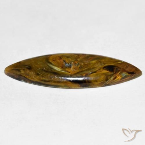 Pietersite Gemstone in 28.6 x 9.2 mm Size for Sale, Pietersite Stone in Multicolor Color