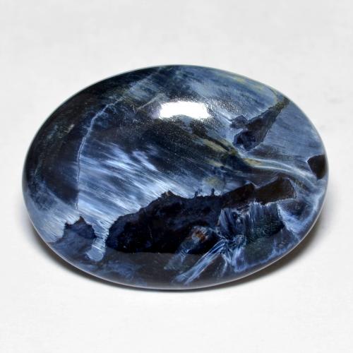Mehrfarbig Pietersite Edelstein - 14.6ct Oval Cabochon (ID: 631664)