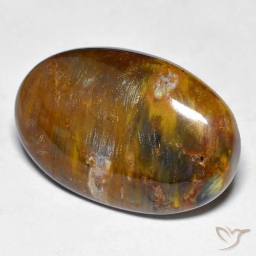 18.70ct Natural Multicolor Pietersite, Oval, Opaque