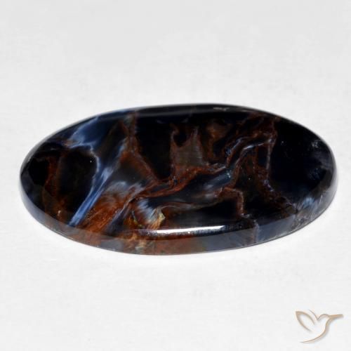 Pietersite Gemstone in 26.2 x 16.2 mm Size for Sale, Pietersite Stone in Multicolor Color