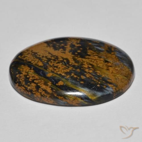 Pietersite Gemstone in 22.4 x 16.5 mm Size for Sale, Pietersite Stone in Multicolor Color