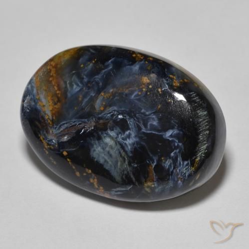 11.52 ct Multicolor Pietersite Stone, Natural Pietersite in Oval Cabochon Shape for Sale