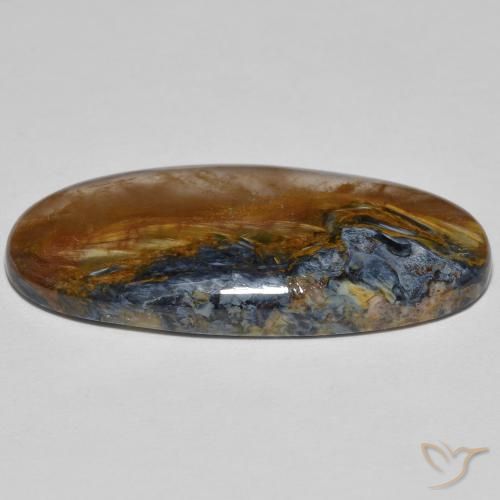 Pietersite Gemstone in 27.3 x 12.2 mm Size for Sale, Pietersite Stone in Multicolor Color