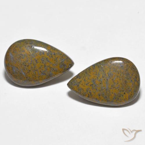 7.59 ct Pear Pietersite, 16.9 x 11.3 mm From China, Photo A