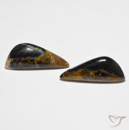 14.31 ct Fancy Pietersite, 25.5 x 10.1 mm From China, Photo A