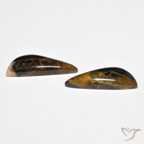 Pietersite Gemstones in 25.5 x 10.1 mm Size for Sale, Pietersite Stones in Multicolor Color