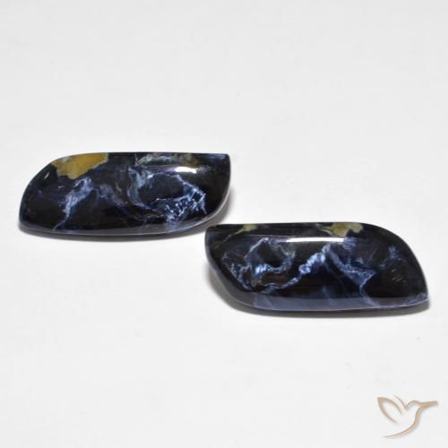 16.33 ct Fancy Pietersite, 24.5 x 9.8 mm From China, Photo A
