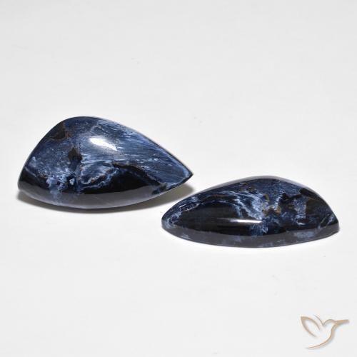 26.32 ctw Multicolor Pietersite Stones, Natural Pietersite in Fancy Cabochon Shape for Sale