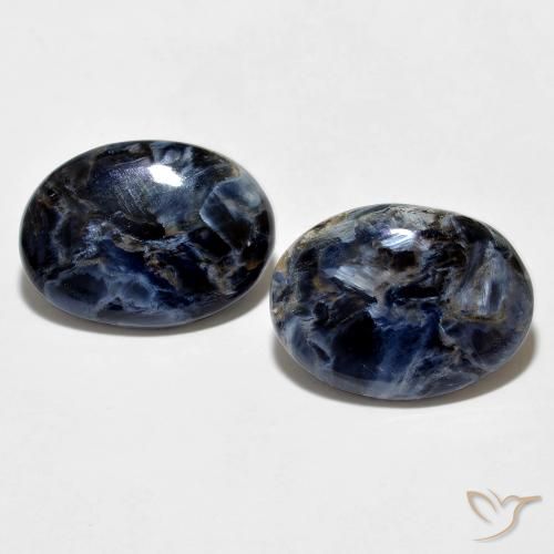 9.65 ct Oval Pietersite, 16.6 x 12.3 mm From China, Photo A